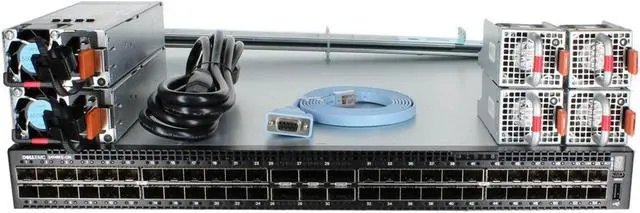 Alt view image 2 of 6 - Dell S4148F-ON 48P SFP+ 2P QSFP+ 4P QSFP28 IO-PSU OS10 Switch (Kit)