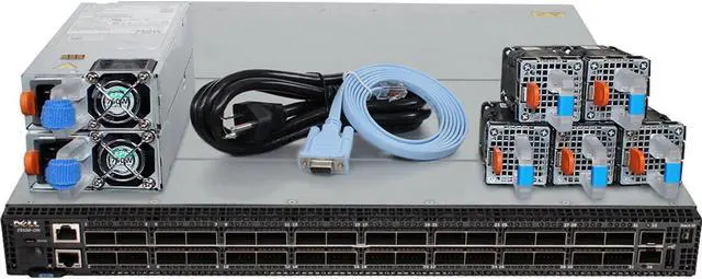 Main image of Dell Z9100-ON 32P QSFP28 2P SFP+ 2Yr ProSupport PSU-I/O Switch