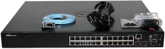 Main image of Dell Networking N1524P 24P 1GbE PoE+ 4P SFP+ Switch