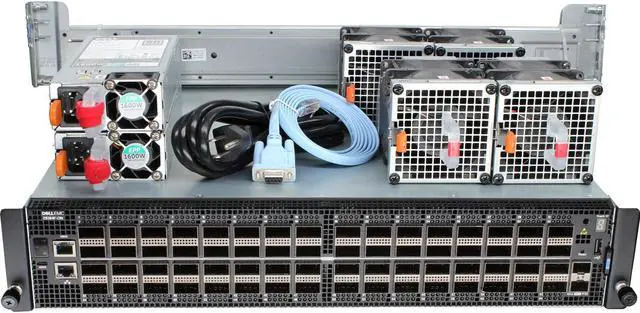 Alt view image 5 of 6 - Dell Z9264F-ON 64P 100GbE QSFP28 2P SFP+ I/O-PSU Switch (Kit)