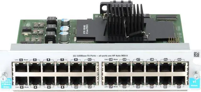 Alt view image 2 of 6 - HPE ProCurve 24P 10/100tx vL Switch Module J8765A