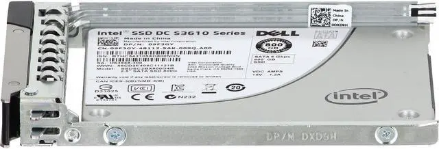 Alt view image 3 of 5 - Dell 800GB 6Gbps SATA MU MLC 2.5 SSD S3610 (SSDSC2BX800G4R-OSTK)