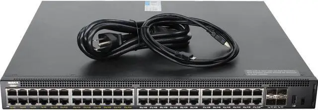 Main image of Dell Networking X1052P 48P 1GbE PoE 4P SFP+ Managed Switch