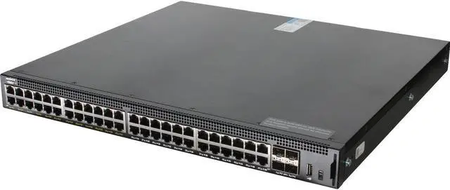 Alt view image 3 of 6 - Dell Networking X1052P 48P 1GbE PoE 4P SFP+ Managed Switch