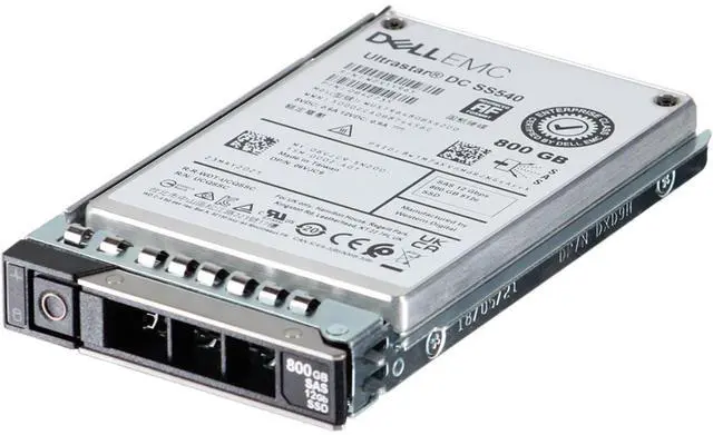 Main image of Dell 800GB 12Gbps SAS MU TLC 2.5 SSD 512e DC SS540 (6VJC9)