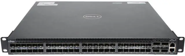Alt view image 2 of 6 - Dell Networking S4810P 48P 10GbE SFP+ 4P 40GbE QSFP+ Switch