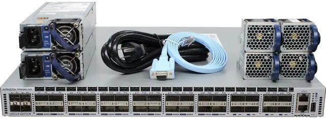 Main image of Arista DCS-7050QX2-32S-R 32P 40GbE QSFP+ 4P 10GbE SFP+ RA Switch