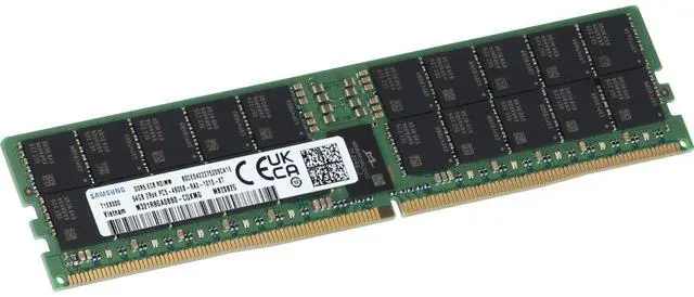 Main image of Samsung 64GB 2Rx4 DDR5 RDIMM- 4800MT/s (M321R8GA0BB0-CQKMG-OSTK)