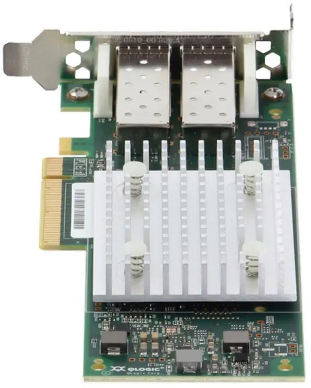 Alt view image 4 of 6 - Dell Qlogic QLE2772 Dual 32Gb Fibre Channel SFP+ LP (NMDJF)