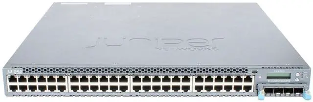 Alt view image 2 of 4 - Juniper EX4300-48T-AFO 48P 1GbE 2 PSU Switch