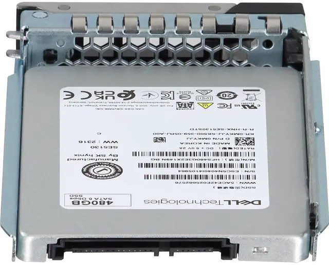 Alt view image 4 of 6 - Dell 480GB 6Gbps SATA MU TLC 7mm 2.5 SSD SE5130 (MKYJJ)