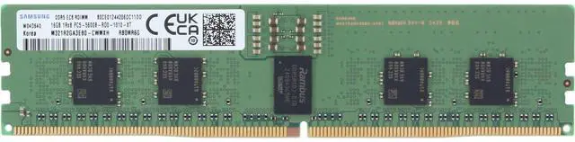 Alt view image 3 of 6 - Samsung 16GB 1Rx8 DDR5 RDIMM- 5600MT/s (M321R2GA3EB0-CWMXH-OSTK)