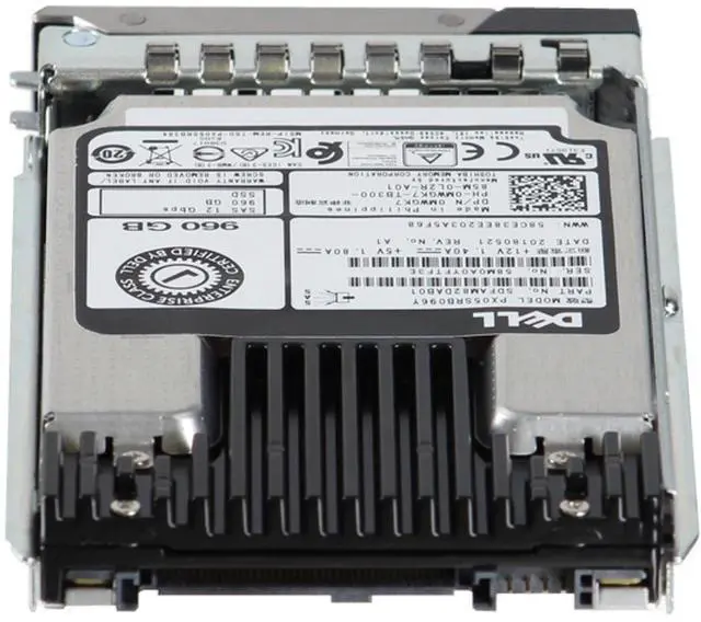 Alt view image 4 of 6 - Dell 960GB 12Gbps SAS RI MLC 2.5 SSD PX05SRB096Y (ME4) CPO (MWGK7) -R