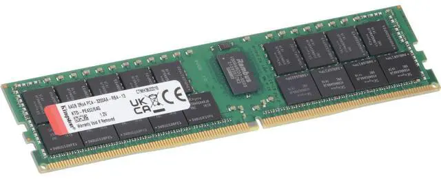 Main image of Kingston 64GB 2Rx4 RDIMM- 3200MT/s (KTD-PE432/64G-OSTK)