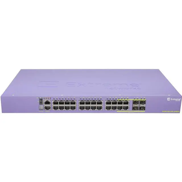 Alt view image 2 of 5 - Extreme Networks X440-G2-24T-10GE4 24P 1GbE 4P SFP Switch