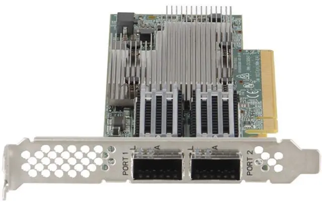 Alt view image 2 of 6 - Dell Broadcom 57508 Dual 100GbE QSFP56 FH (FPM6F)