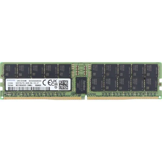 Alt view image 3 of 3 - M321R8GA0EB2-CWMXJ Samsung 64GB 2Rx4 DDR5 RDIMM- 5600MT/s