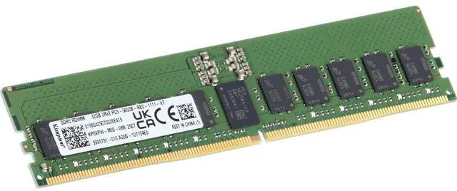 Main image of KP8XPW-MID-IIMI 2507 Kingston 32GB 2Rx8 DDR5 RDIMM- 5600MT/s
