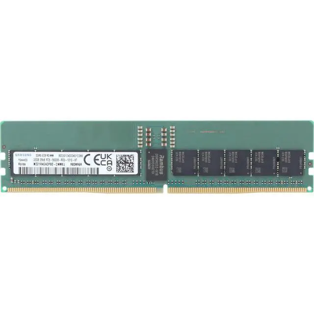 Alt view image 3 of 3 - M321R4GA3PB0-CWMXJ Samsung 32GB 2Rx8 DDR5 RDIMM- 5600MT/s