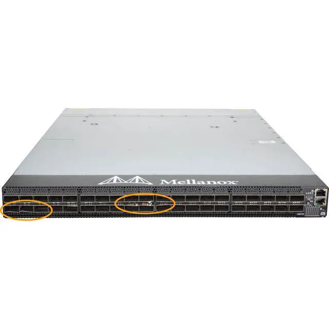 Alt view image 3 of 5 - Mellanox MQM8700-HS2F 40P 200GB QSFP56 HDR Switch (Fair)