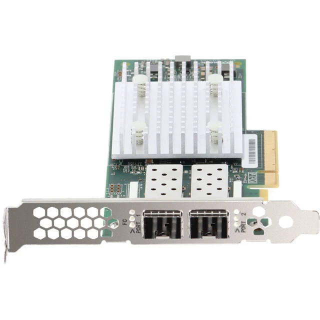 Alt view image 2 of 5 - T3TK5 Dell QLogic QLE2742 Dual 32Gb Fibre Channel HBA FH