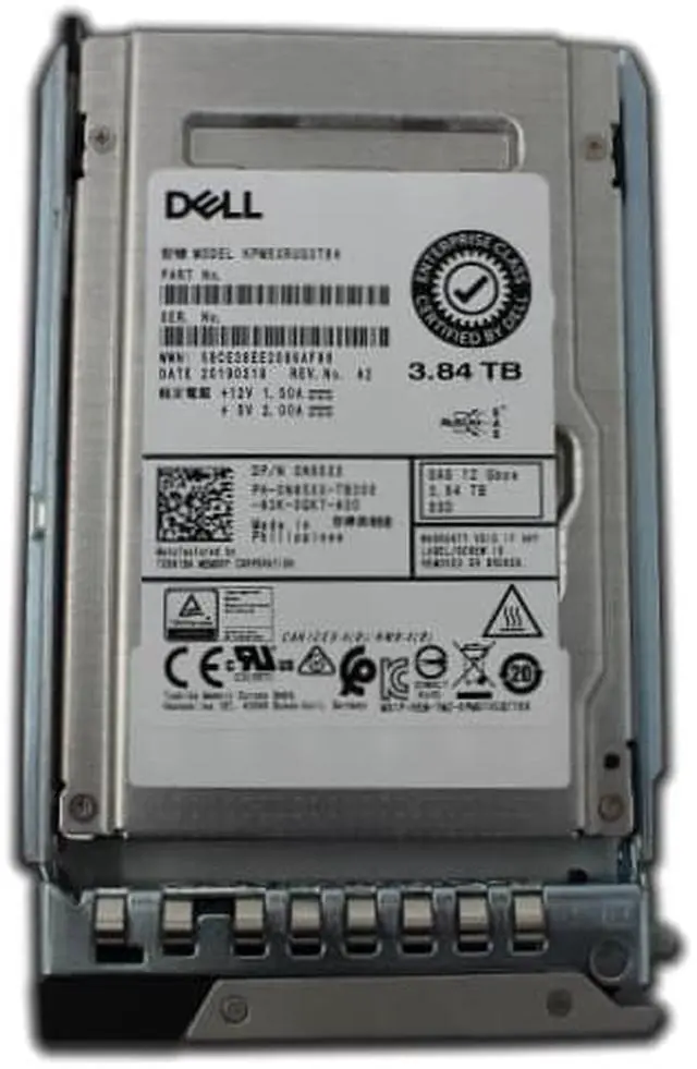 Alt view image 3 of 8 - Dell 3.84TB 12Gbps SAS RI TLC 2.5 SSD  KPM5XRUG3T84 (ME4) (N85XX)