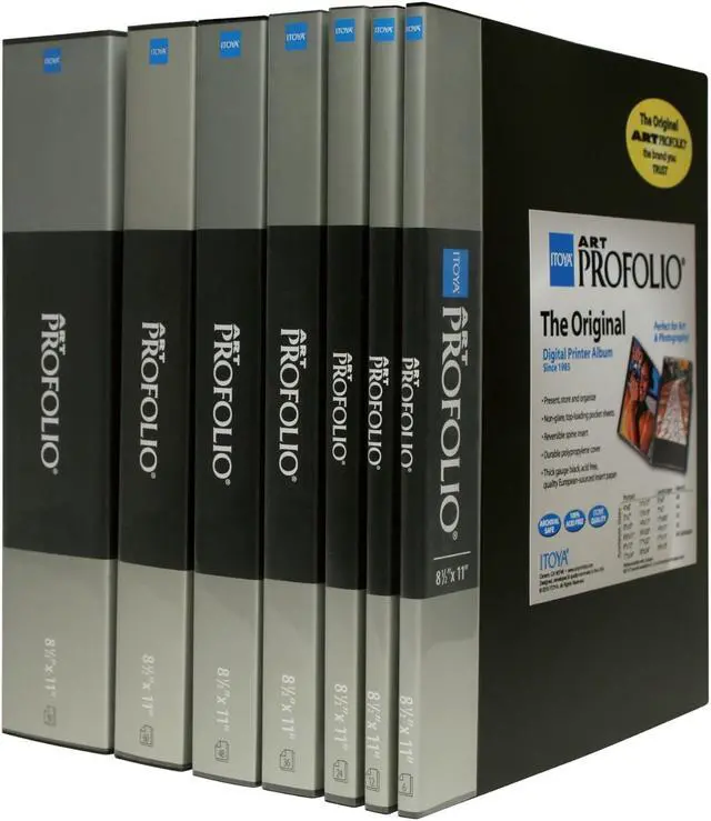 Alt view image 3 of 9 - Itoya IA12836 8.5 in. x 11 in. Art Profolio The Original Presentation Books 36 Page