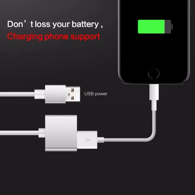 Alt view image 6 of 6 - HDMI to USB AUX Cable Adapter Phone Tablet To TV AV Adapter Cable HD 1080P White Video Cable Cord Video for Apple Android