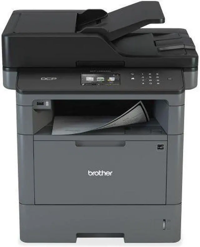 Alt view image 4 of 4 - Brother DCP-L5500DN Laser Multifunction Printer - Monochrome - Plain Paper Print - Desktop