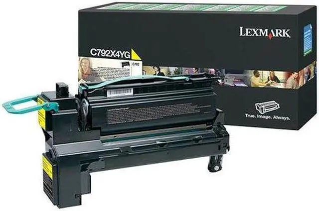 Alt view image 5 of 16 - Lexmark C792X4YG Extra High Yield Return Program Toner Cartridge - Yellow