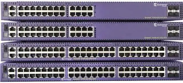 Alt view image 3 of 9 - Extreme Networks Summit X450-G2-48p-GE4 Ethernet Switch