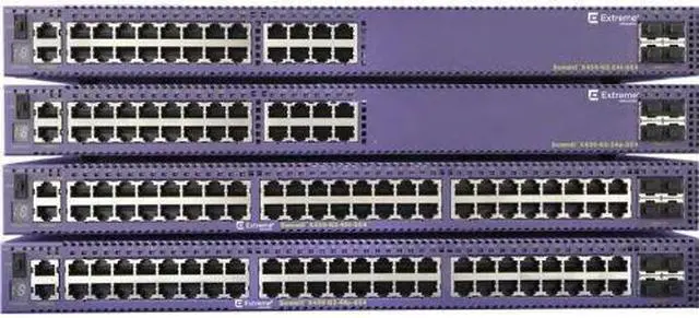 Alt view image 4 of 8 - Extreme Networks Summit X450-G2-48p-10GE4 Ethernet Switch