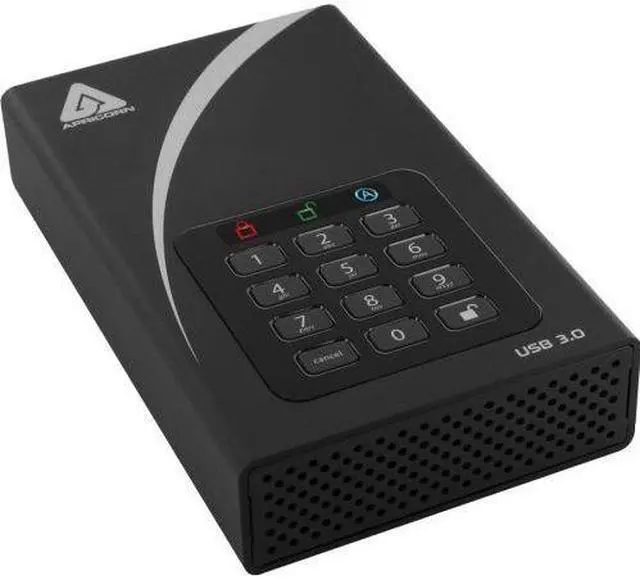 Alt view image 5 of 17 - Apricorn Aegis Padlock DT ADT-3PL256-8000 8 TB 3.5" External Hard Drive
