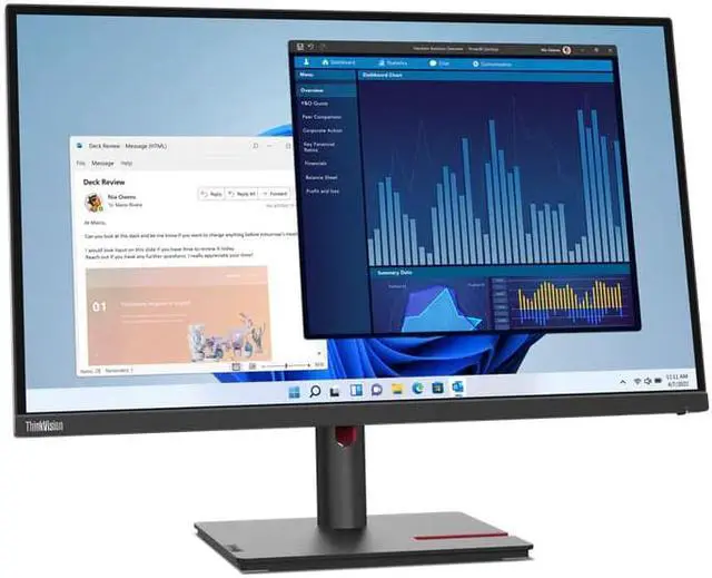 Alt view image 19 of 20 - Lenovo ThinkVision 27 inch Monitor - T27p-30