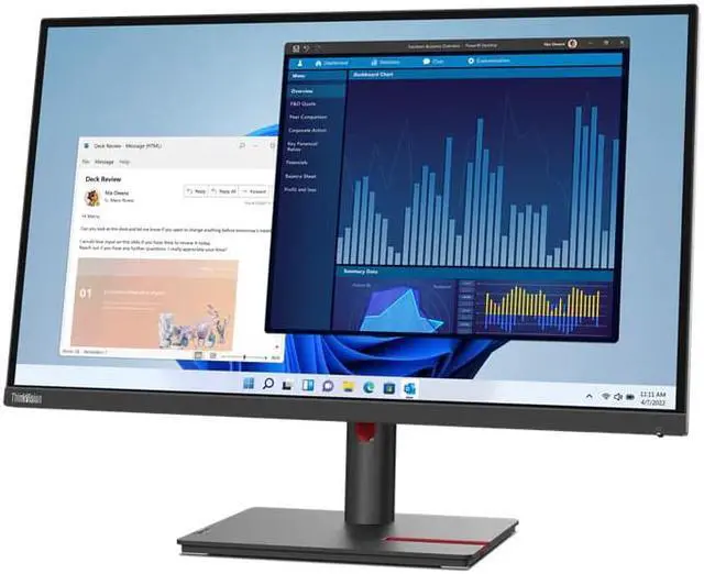 Alt view image 20 of 20 - Lenovo ThinkVision 27 inch Monitor - T27p-30