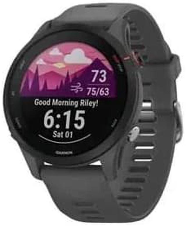 Alt view image 17 of 17 - Garmin Forerunner 255, Slate Gray | Smart Watch 010-02641-00