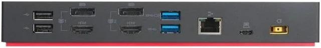 Alt view image 2 of 2 - Lenovo ThinkPad Hybrid Dock Universal Docking Station 40AF0135US Dock Only