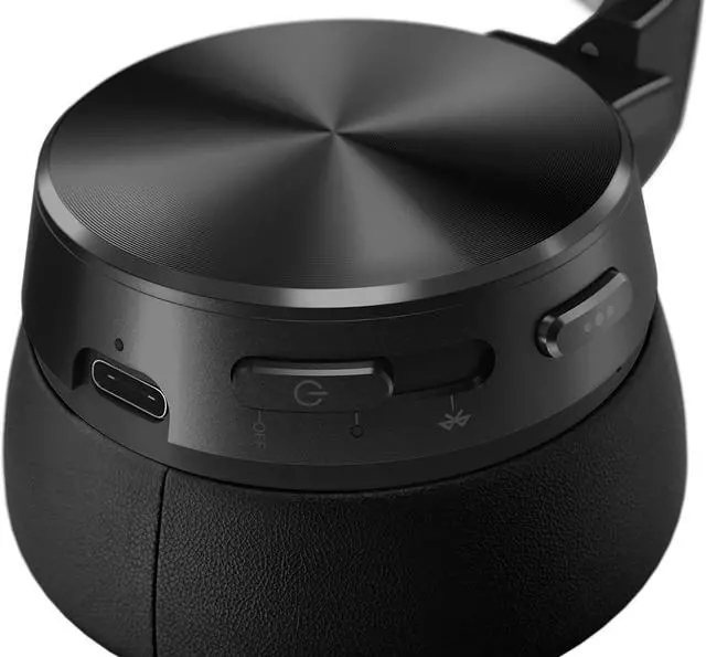 Alt view image 4 of 7 - Lenovo Yoga Active Noise Cancellation Headphones-Shadow Black GXD1A39963