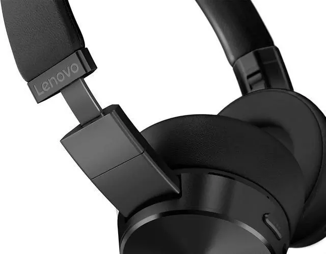 Alt view image 6 of 7 - Lenovo Yoga Active Noise Cancellation Headphones-Shadow Black GXD1A39963