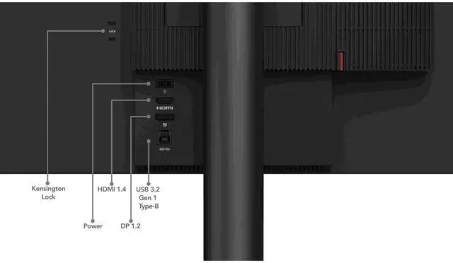 Alt view image 17 of 20 - Lenovo ThinkCentre Tiny-In-One 24 inch Gen 5 Touch Monitor
