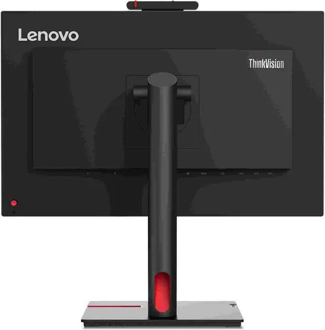 Alt view image 4 of 20 - Lenovo ThinkVision T24v-30 23.8" FHD IPS WEBCAM Speakers Black Monitor Win Hello