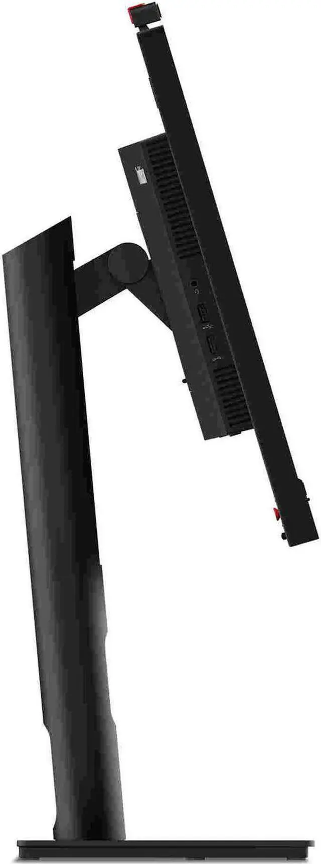 Alt view image 7 of 20 - Lenovo ThinkVision T24v-30 23.8" FHD IPS WEBCAM Speakers Black Monitor Win Hello