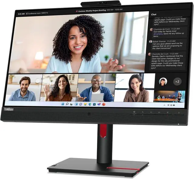 Alt view image 10 of 20 - Lenovo ThinkVision 23.8 inch Monitor - T24mv-30