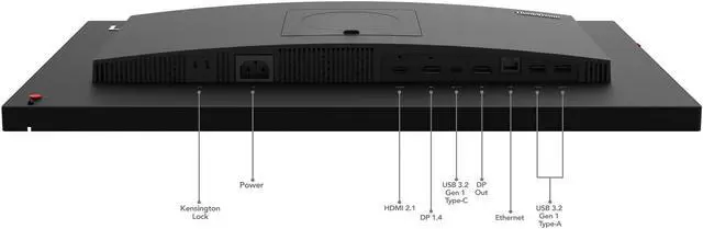 Alt view image 14 of 20 - Lenovo ThinkVision 23.8 inch Monitor - T24mv-30