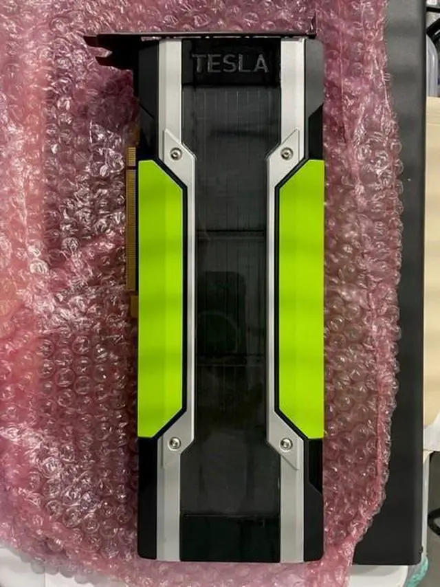 Alt view image 2 of 5 - NVIDIA Tesla P40 24GB DDR5 GPU Accelerator Card Dual PCI-E 3.0 x16 699-2G610-020