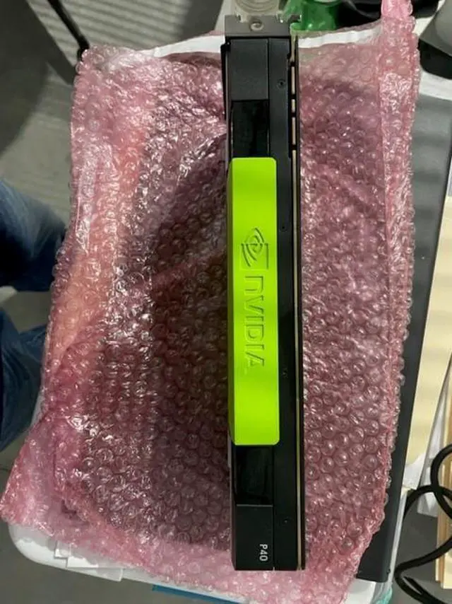 Alt view image 3 of 5 - NVIDIA Tesla P40 24GB DDR5 GPU Accelerator Card Dual PCI-E 3.0 x16 699-2G610-020