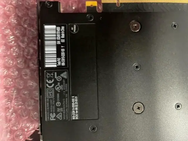 Alt view image 4 of 5 - NVIDIA Tesla P40 24GB DDR5 GPU Accelerator Card Dual PCI-E 3.0 x16 699-2G610-020