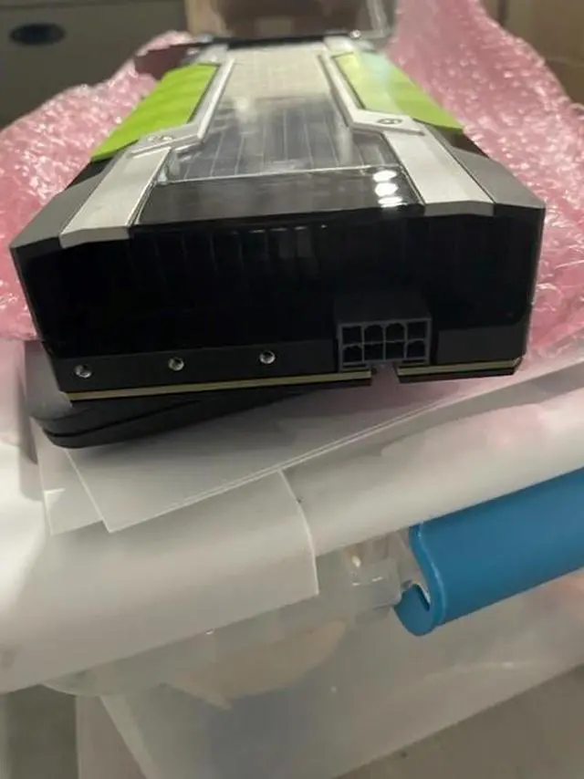 Alt view image 5 of 5 - NVIDIA Tesla P40 24GB DDR5 GPU Accelerator Card Dual PCI-E 3.0 x16 699-2G610-020