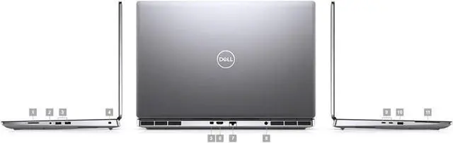 Alt view image 7 of 7 - Dell Precision 7760 17" i9-11950H 512GB SSD 64GB RTX A5000 16GB Gaming Laptop