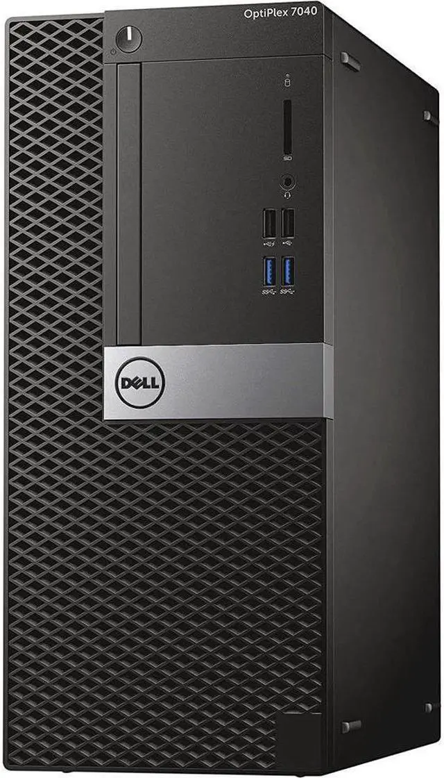 Alt view image 2 of 15 - Dell Optiplex 7040 Tower, Quad Core I5-6500 CPU 3.20GHZ, 4K UHD 3-Monitor Support, 2x Display Port, HDMI, 8GB, 250GB, Windows 10 Pro